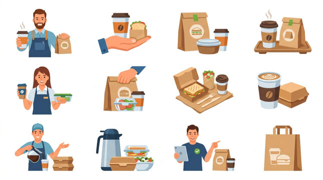 Daily Grocery Shopping and Meal Prep.