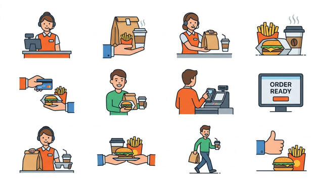 Daily Grocery Shopping and Ordering Process.