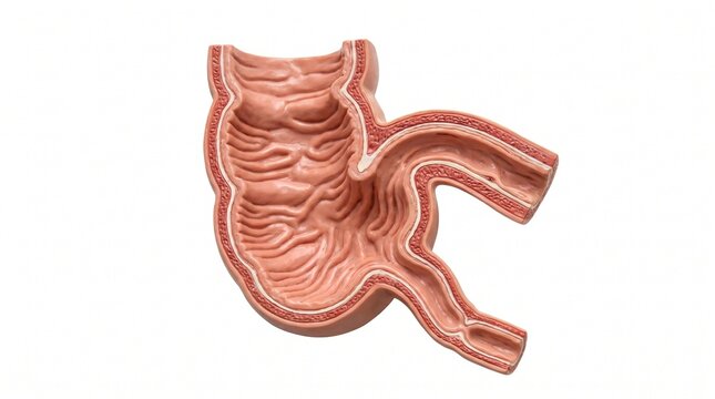 Human Appendix and Cecum Internal Anatomical Model