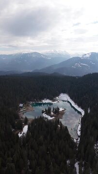 Switzerland Caumasee Lake Cauma landscape nature outdoor Swiss highlands