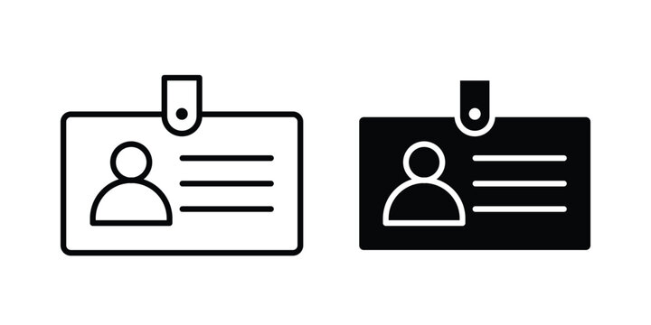 ID badge icon
