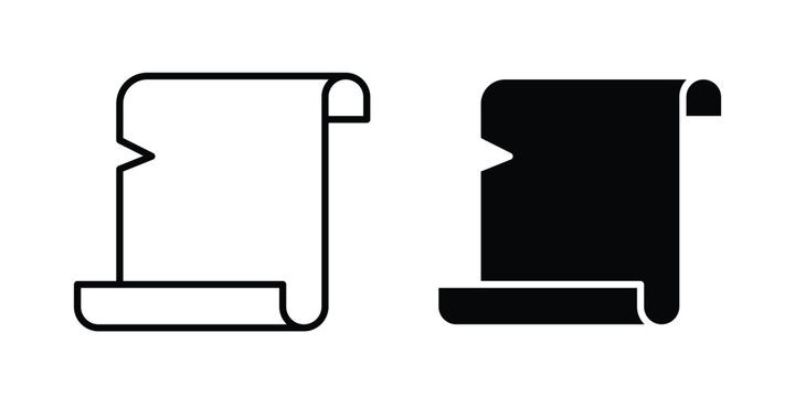 Scroll paper icon
