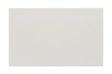 Fototapeta premium A blank rectangular white paper sheet with a clean surface, isolated on a white background, for writing, printing, or projects