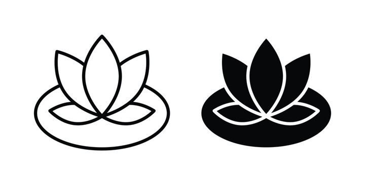 Water lily icon