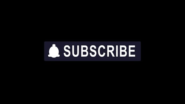 10_Subscribe Button Navy - Alpha Channel Overlay