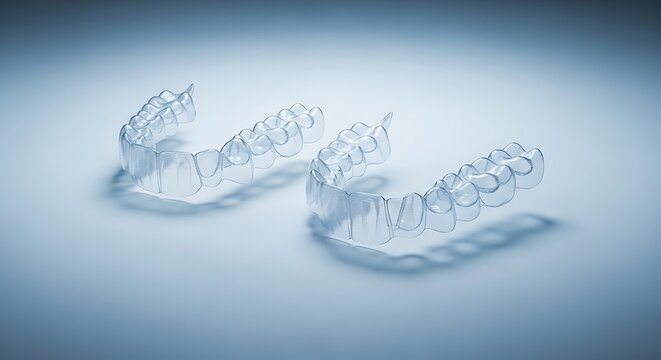 Clear Aligners for Teeth Straightening And Orthodontic Treatment.