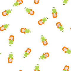 Obraz premium pattern imagination doll toy cartoon. creativity laughter, friends adventure, explore learn imagination doll toy sign. seamless symbol vector illustration