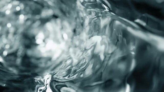 Abstract water vortex swirling inside a dark pipe or tunnel structure