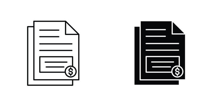 File invoice icon