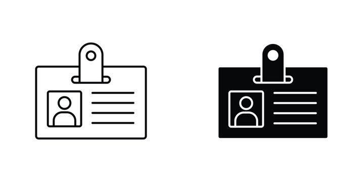 ID badge icon