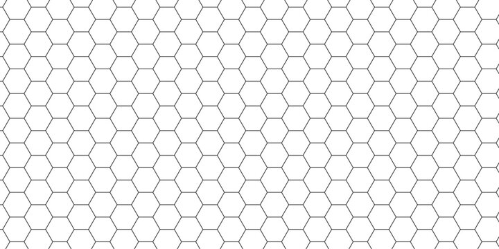 Seamless abstract background featuring a yellow and orange honeycomb hexagon pattern with a geometric bee cell structure and vector tile texture for a modern wallpaper design