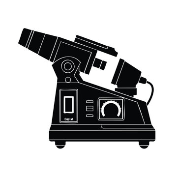 Abbe refractometer icon for liquid density measurement in laboratory.