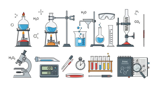 Chemistry Lab Equipment, Science Experiment Tools, Scientific Research Apparatus