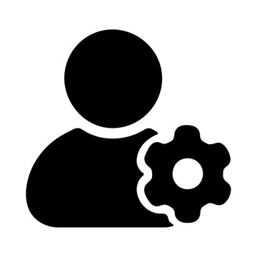 PNG User icon with gear
