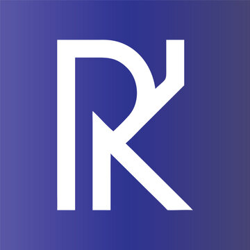 Modern RK Logo Design Concept Vector Branding Identity Clean Monogram Professional Style
