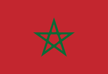 National flag of morocco © sefatahmed
