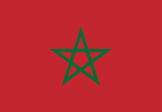National flag of morocco