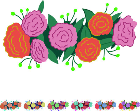 nature flower crown cartoon. headpiece wedding, spring summer, fashion beauty nature flower crown sign vector