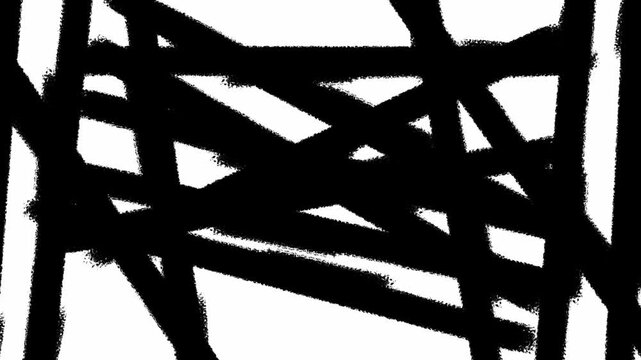 Abstract Black Paint Brush Strokes Motion Animation Background