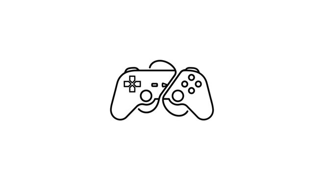 Video game controllers side by side.
