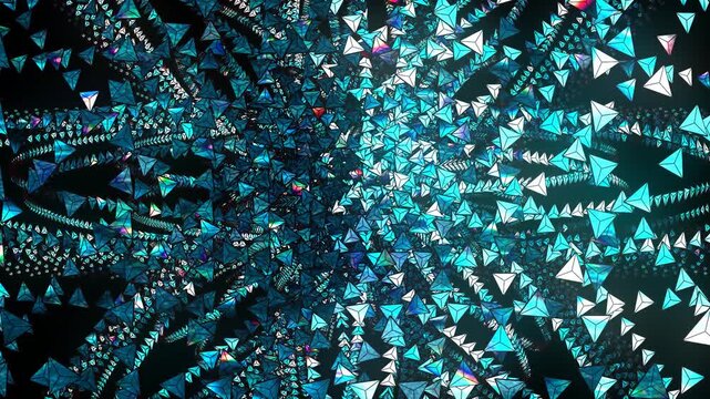 Deep blue drop animation motion graphic	
	
