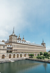 Obraz premium Grand view of El Escorial palace in Spain