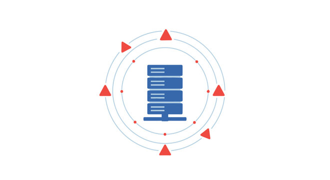 Blue Document with White Lines.