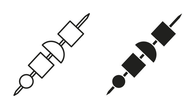 Visual Representation of Skewers with Shapes and Lines