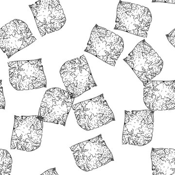 seamless pattern navigation old map hand drawn. parchment atlas, compass relic, chart discovery navigation old map black sketch illustration