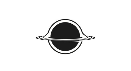 Saturn Planet Ring System Icon. © Edowar