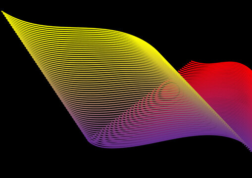 Colorful abstract gradient background with smooth curved waves and flowing lines, ideal for website headers, banners, wallpapers, presentations, and creative design projects.