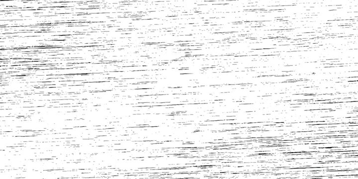 Black and white grunge wood grain texture background with horizontal lines and scratches on a wooden surface