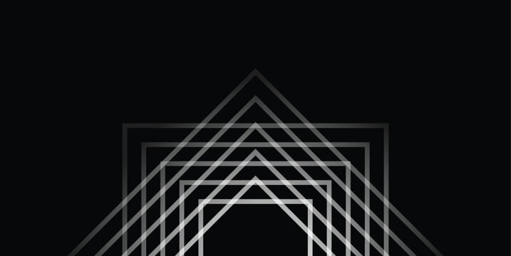 Abstract Layered Square and Diamond Frames with Motion Blur Geometric Background
