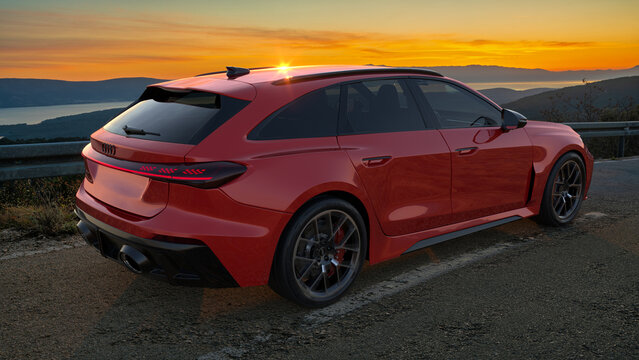 The new Audi RS5 is a plug-in hybrid with massive power.