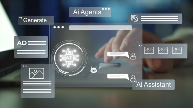 Ai Content Generator. AI Agents and assistants.  Interaction with the Ai assistant to solve some tasks more easily. Image generator, documents, marketing and advertising, bot writing and coding
