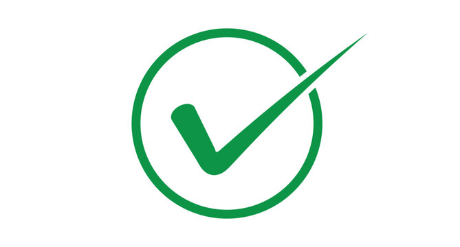 Check mark and cross icon set with tick and cancel symbols 3D illustration of checklist approval and decision buttons green checkmark correct and wrong sign vector design