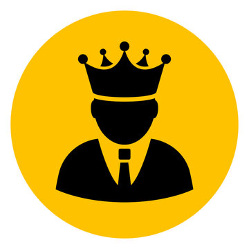 Vip customer icon, premium user symbol