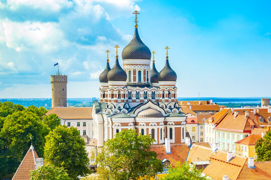 Tallinn city skyline, Estonia travel photo