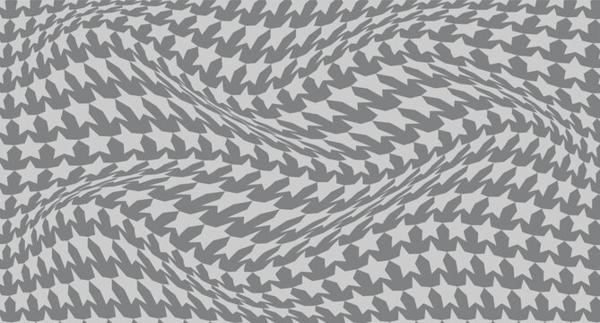 abstract creative grey star wave pattern.