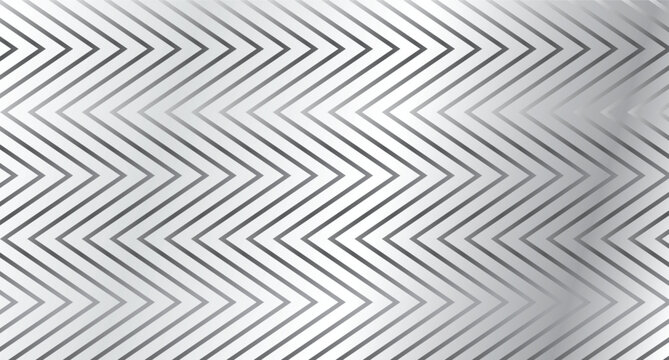 abstract creative silver gradient zigzag line pattern art.