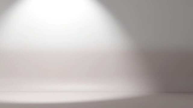 Blurry white light on gray background.