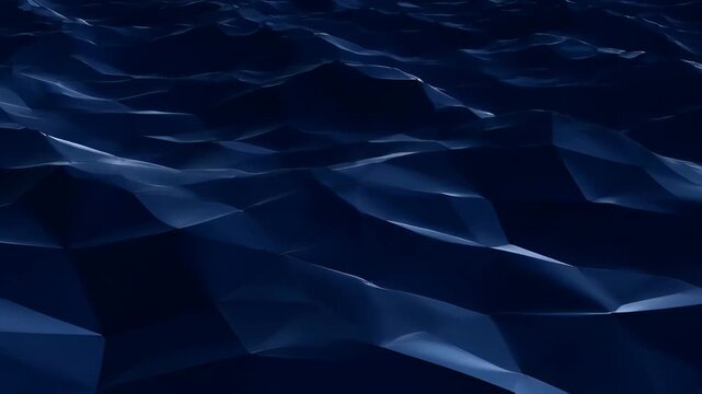 Abstract blue corporate background with dark geometric wave pattern, smooth light reflection, and modern texture creating calm SEO friendly business design background