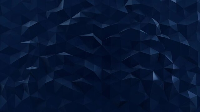 Corporate Blue Background With Dark Abstract Polygon Pattern, Geometric Texture, Gradient, Modern Business Design For Searchable SEO Upload