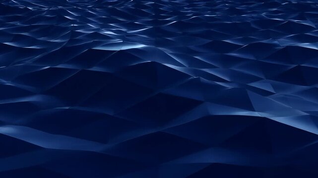 Corporate blue background abstract wave pattern with dark texture and smooth gradient, layered light and dark blue folds creating calm modern business design for SEO friendly searchable use