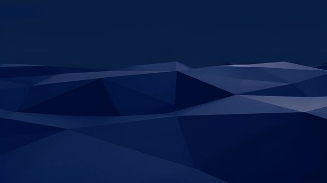 Abstract blue background geometric polygonal corporate dark gradient low poly design with blue polygon background, corporate design with dark blue geometric landscape and smooth gradient