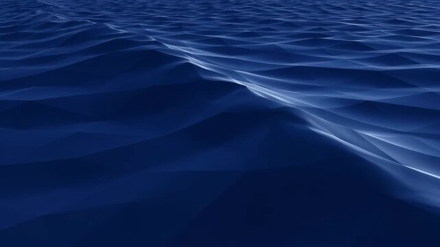 Blue water background corporate abstract wave surface texture with calm ocean ripple, smooth digital scene and modern design for SEO support