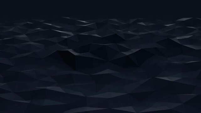 Blue corporate background with dark abstract polygon texture, low key geometric pattern, and moody digital backdrop for elegant minimal business presentation and modern futuristic SEO design