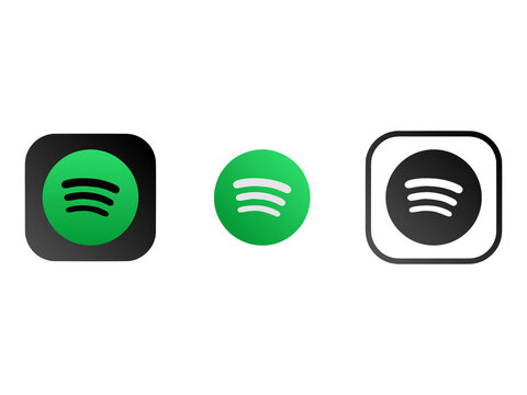 Spotify music streaming service mockup with music display theme, playlist interface, and playback screen design. Vector illustration for digital music platform sample UI. Spotify Music Player UI