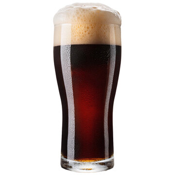 pint of dark beer, AI generated