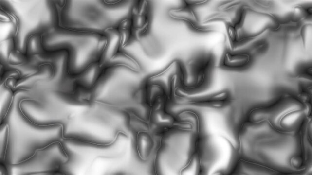 Swirling grey metallic liquid smoke abstract background ripples flowing silver glossy texture. Suitable for futuristic designs, technology concepts, or artistic projects.